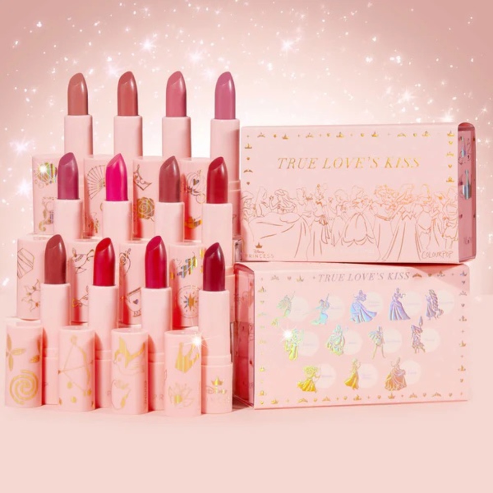 Colourpop x Disney Princess True Love’s Kiss Lipstick Vault - 12 Shades